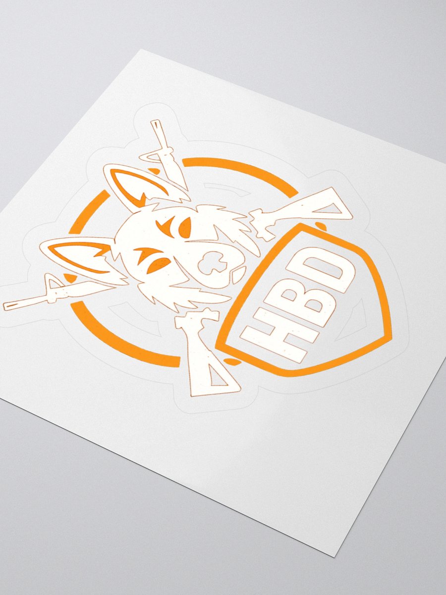 HBD Gaming Transparent Dog Head Decal product image (9)