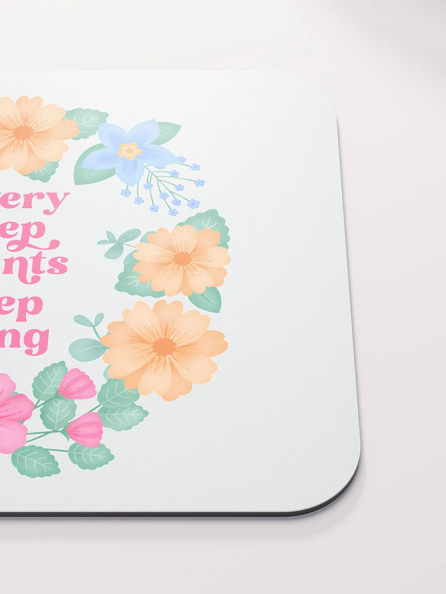 Every step counts keep going - Mouse Pad White product image (5)