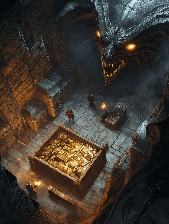 Clank! Framed Wall Art - Board Game Room Artwork product image (1)