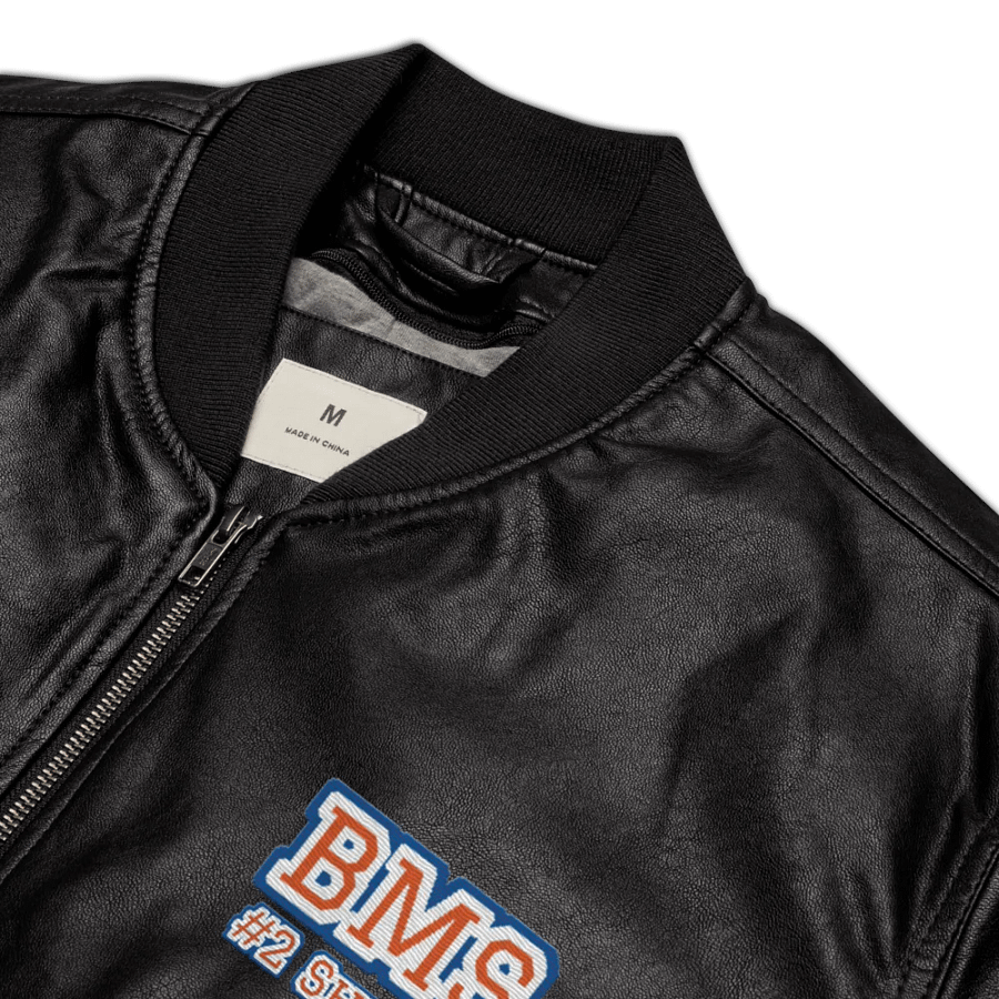 BMS #2 Shelby Leather Bomber Jacket product image (8)