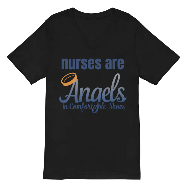 Angelic Comfort: Nurses V-Neck T-Shirt product image (3)