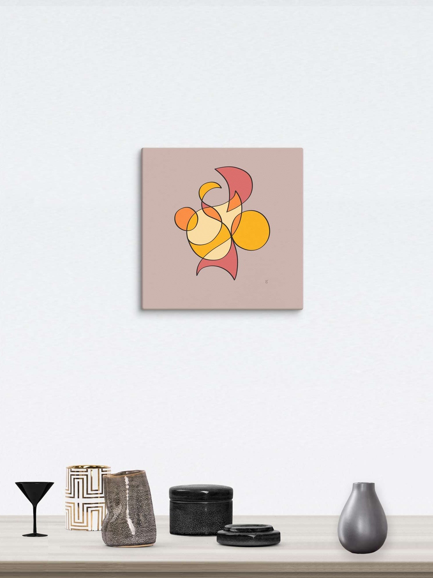 Vibrant Intersections Canvas - Abstract Image No. 6 product image (11)