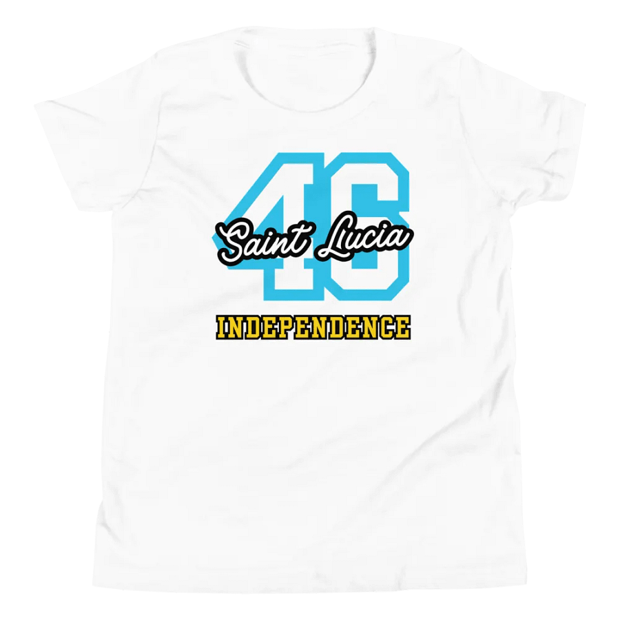 Saint Lucia Independence 46 Youth T-shirt product image (21)