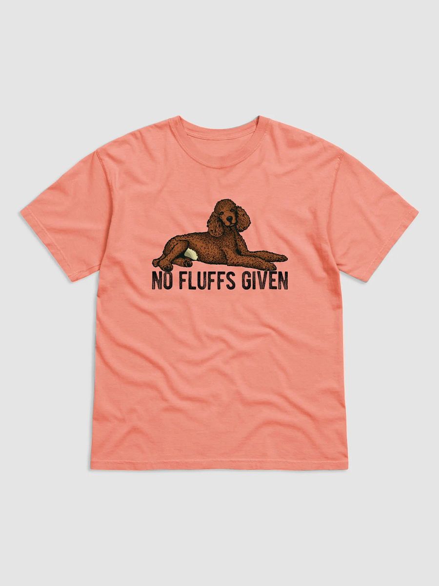 No Fluffs Given T-Shirt of a Standard Poodle(Red) | Funny T-Shirt for Poodle Paw-rents product image (27)
