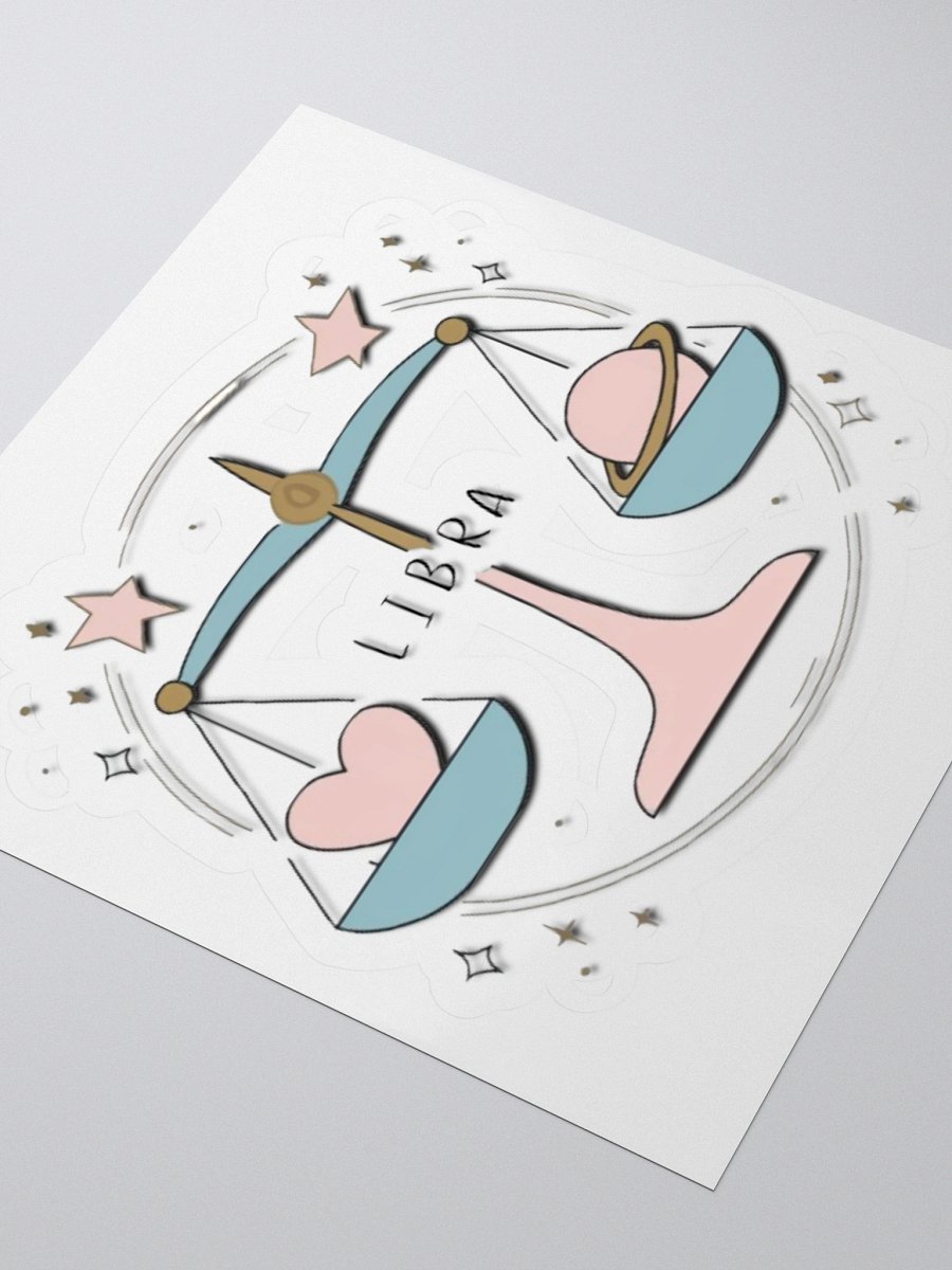 Libra Kiss-Cut Sticker product image (8)