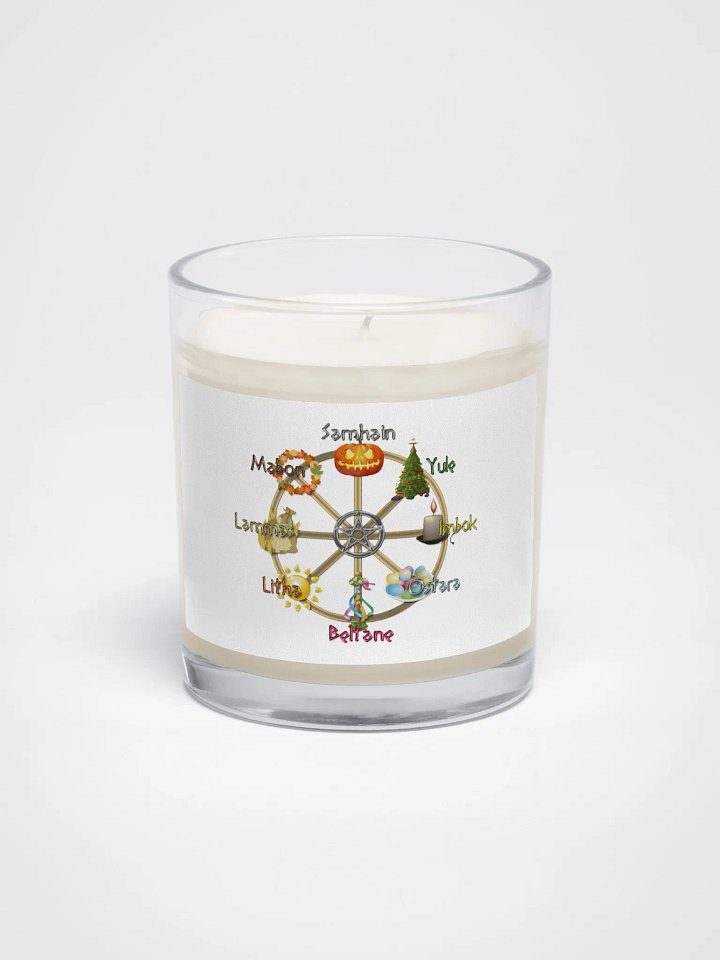 Wheel of Pagan Festivals Soy Wax Candle product image (1)