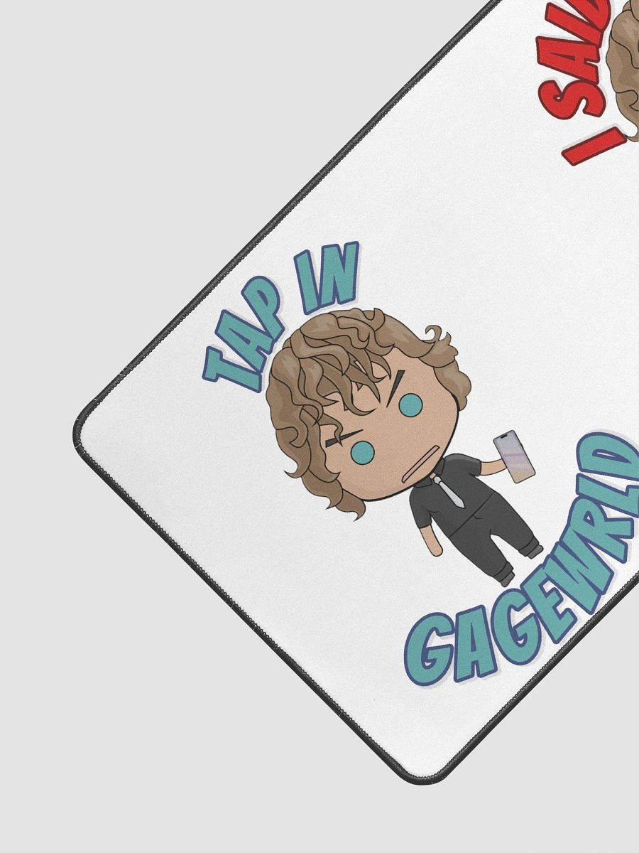 Gage WRLD Tap In Good vs Evil, Desk Mat 15.5