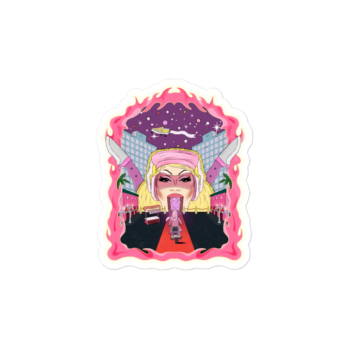 Die Cut Dussy-verse Magnet product image (1)