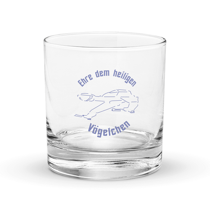 Ehre dem Vögelchen - Glas product image (1)