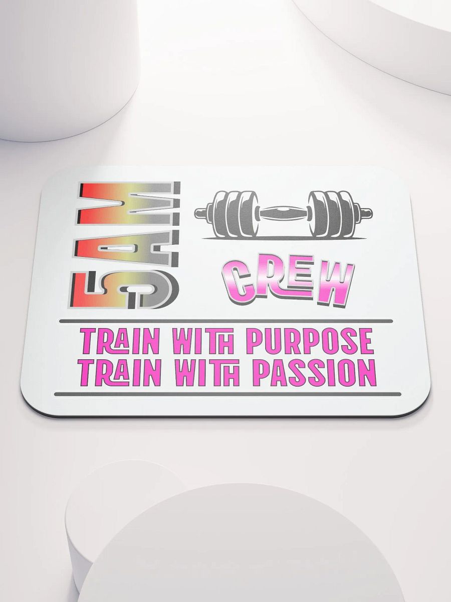 5AM Crew Weightlifting Dumbbell Mouse Pad product image (1)