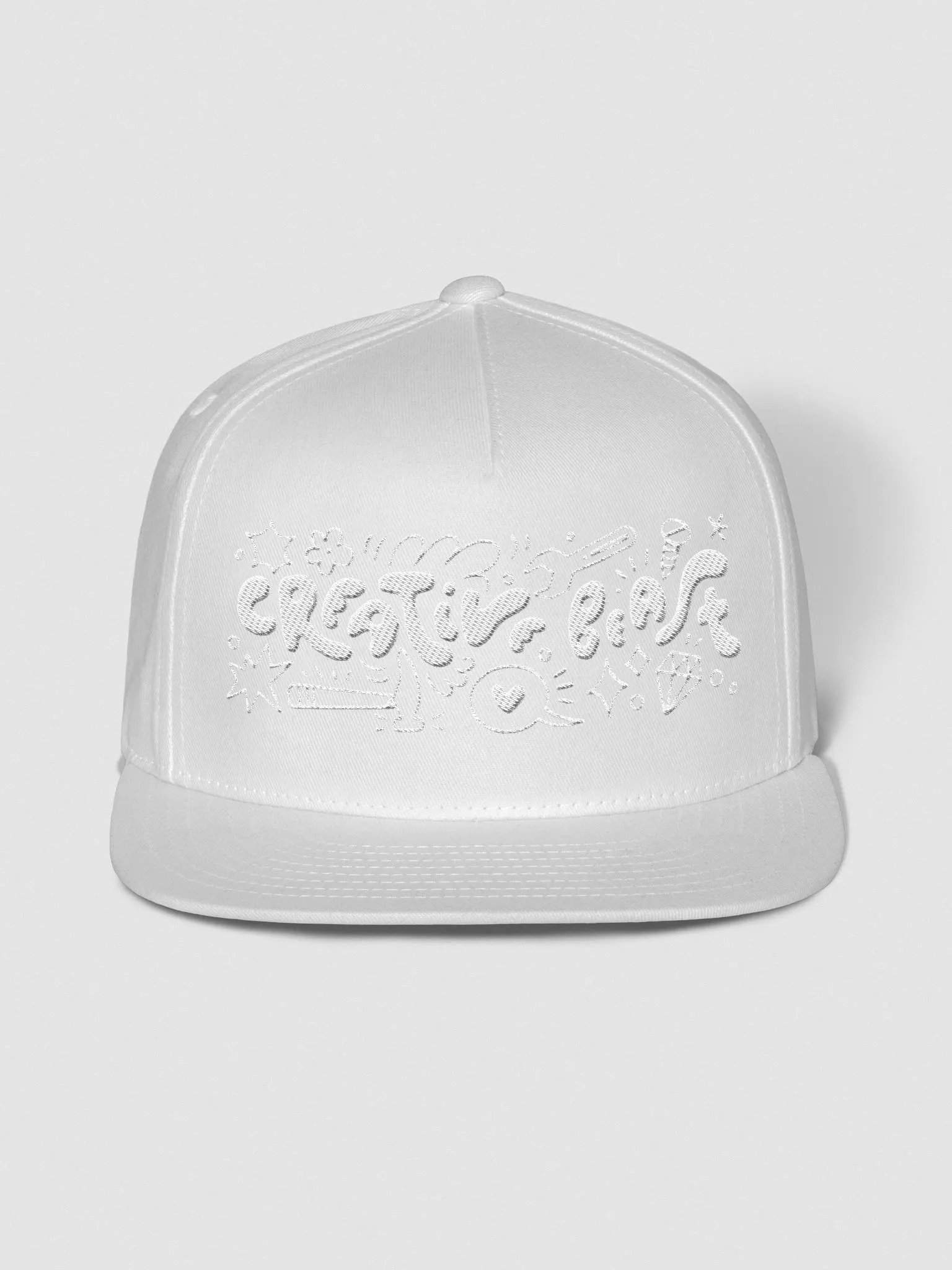 CREATIVE BEAST SNAPBACK - White Canvas product image (5)