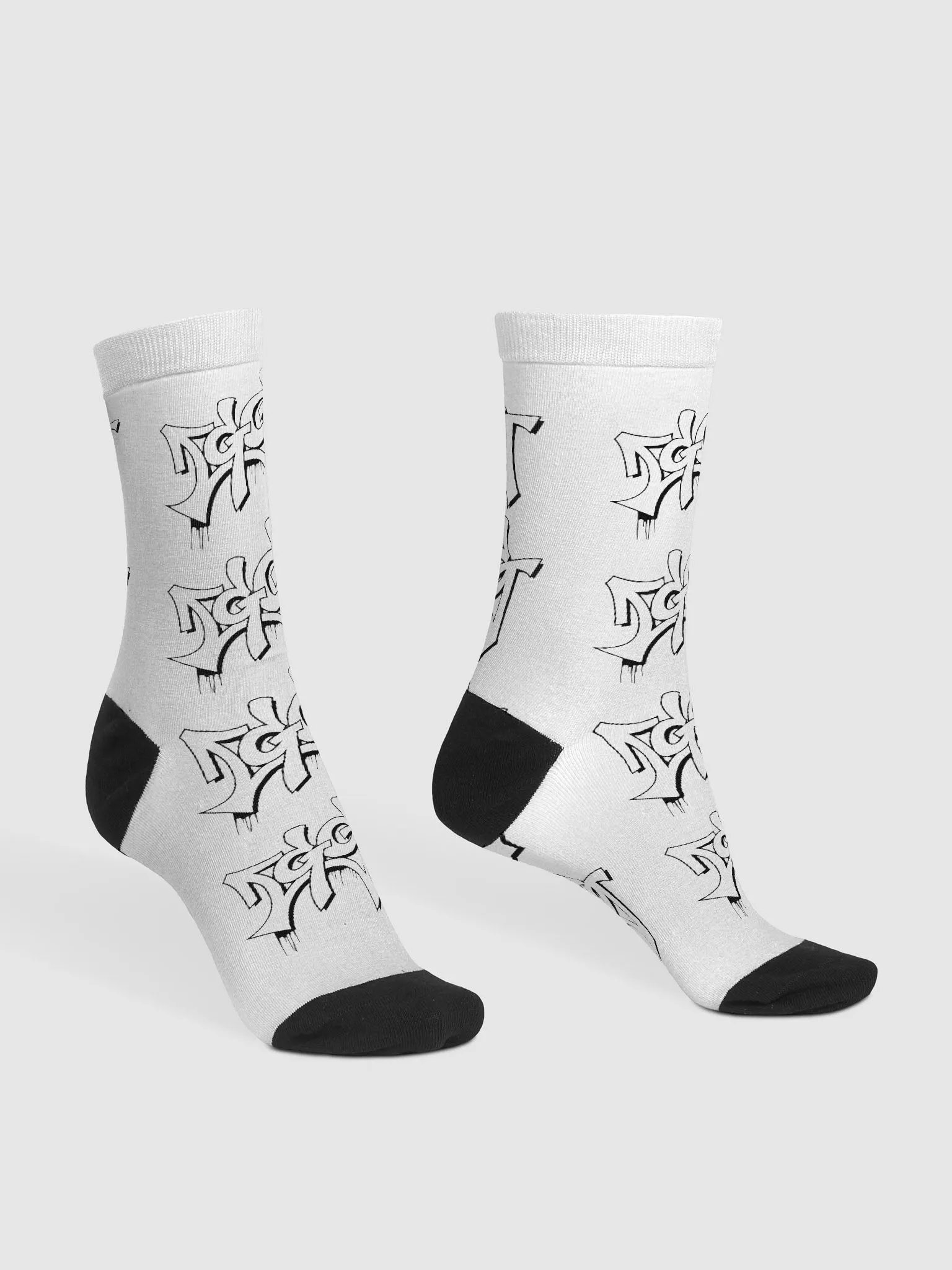 GG Premium Sustainable Graffiti Socks product image (4)