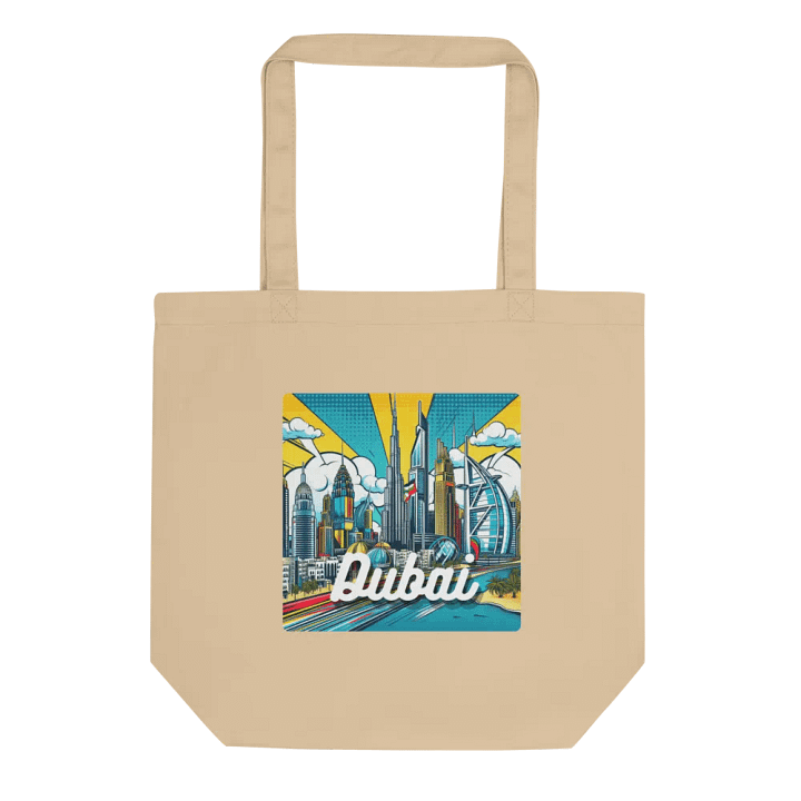 Econscious Eco-Friendly Tote Bag | AI Design dubai city product image (1)