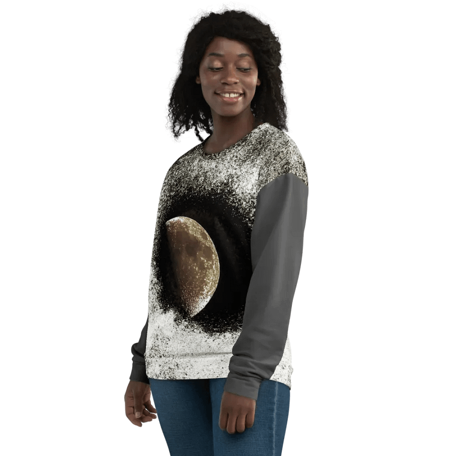 Darker Disintegrating Moon Unisex Sweatshirt product image (5)