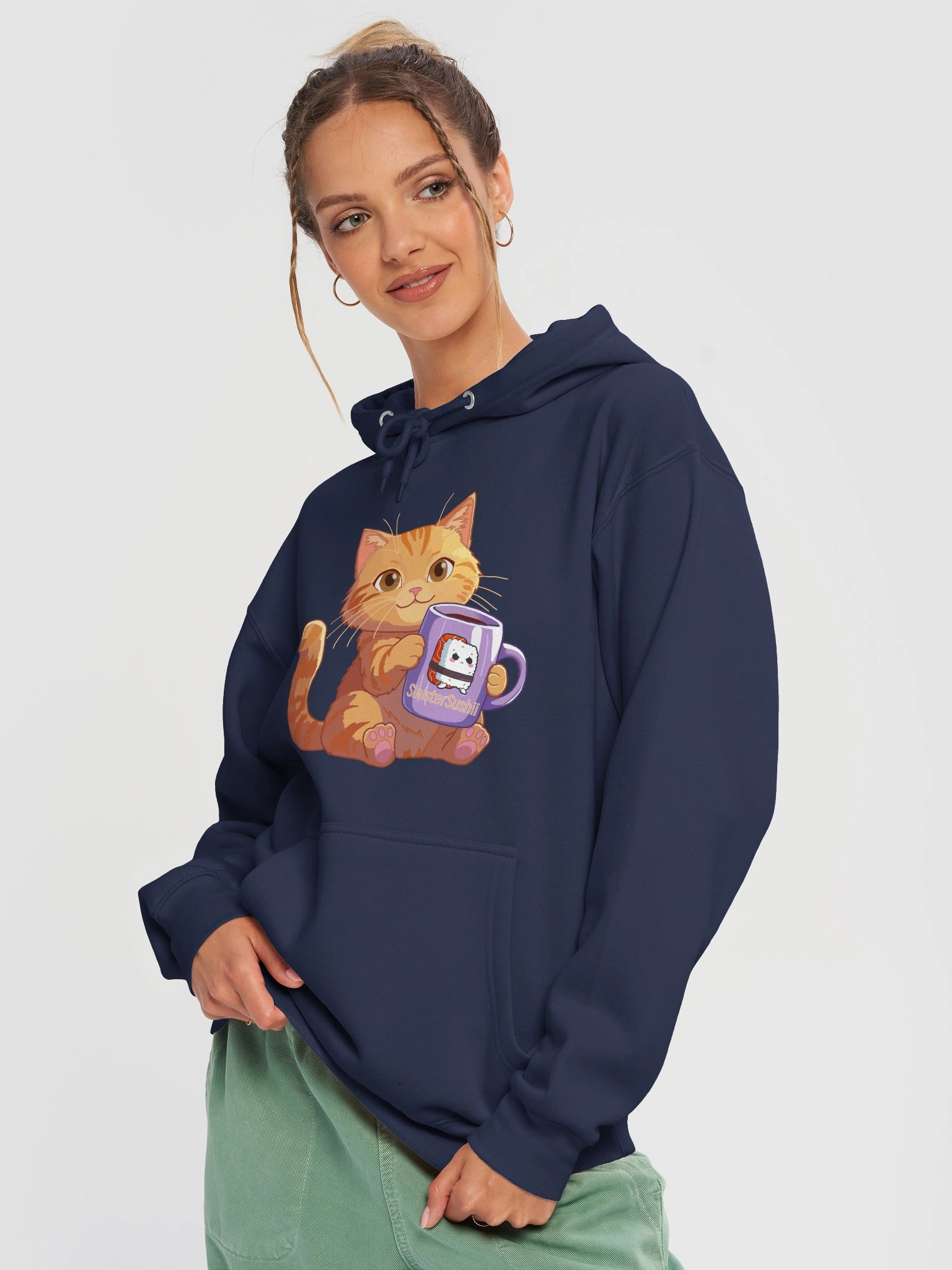 SinisterSushii Coffee Cat Hoodie product image (18)