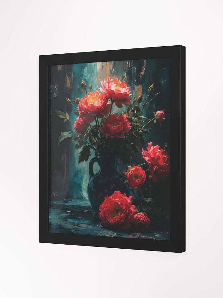 Vibrant Peony Vase Framed Print product image (10)