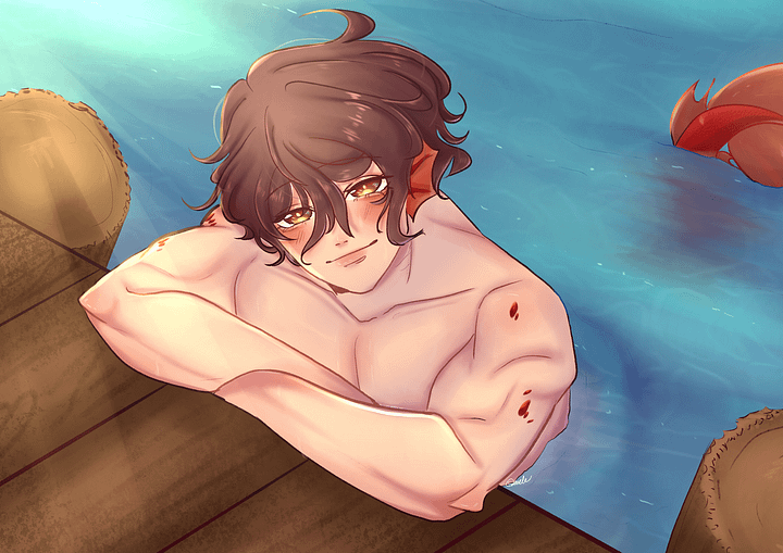 Mylo Pier Scene - Signed Print product image (1)