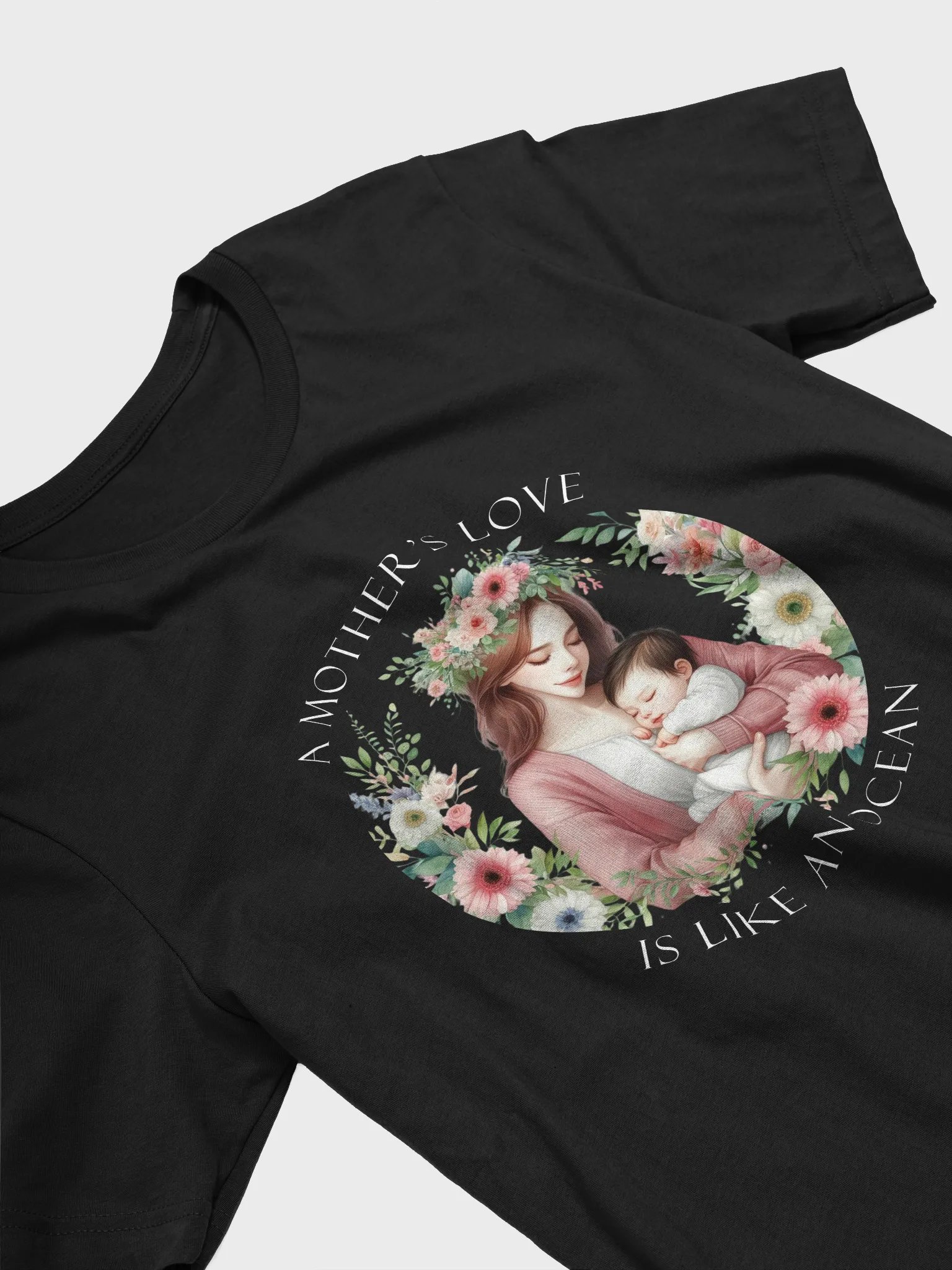 A Mother's Love is Like an Ocean Mothe's Day T-Shirt product image (4)