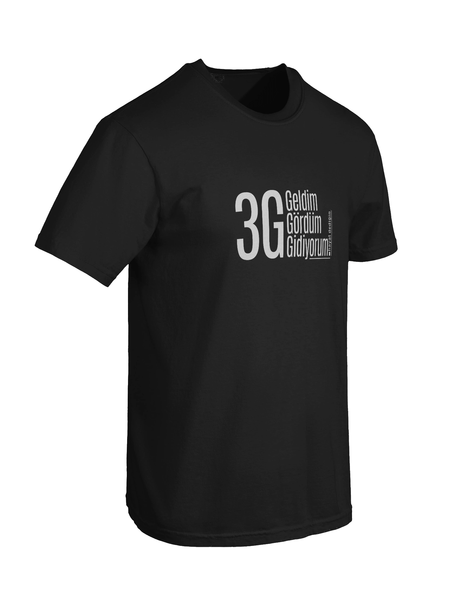 3G Hayat Felsefesi: "Geldim Gördüm Gidiyorum" Tasarımlı Comfort Colors Heavyweight T-Shirt product image (8)