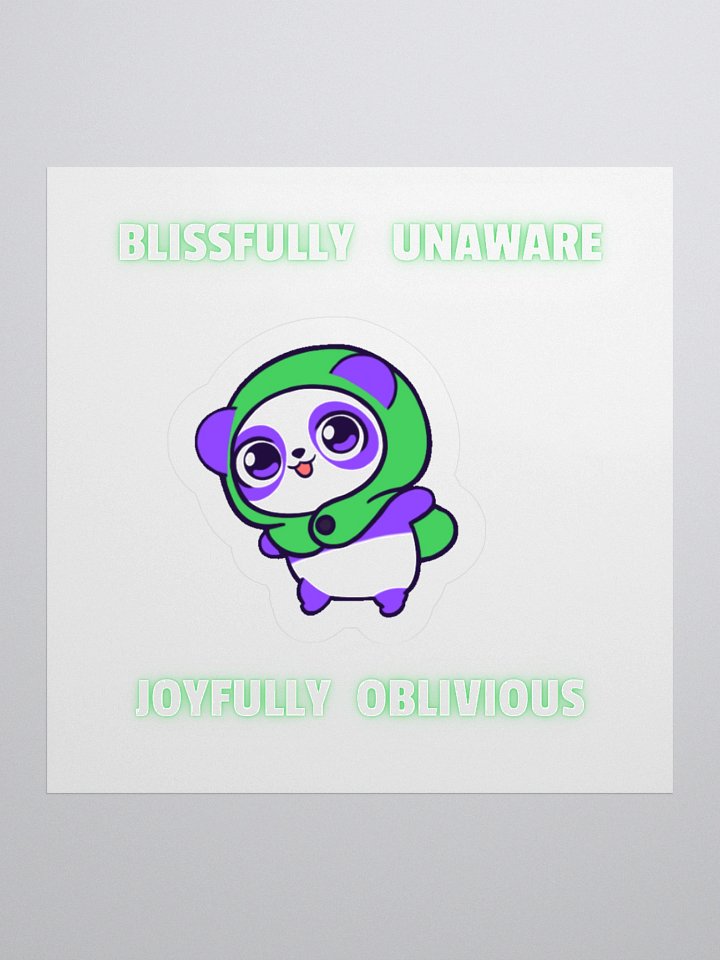 Blissfully Unaware Sticker product image (2)