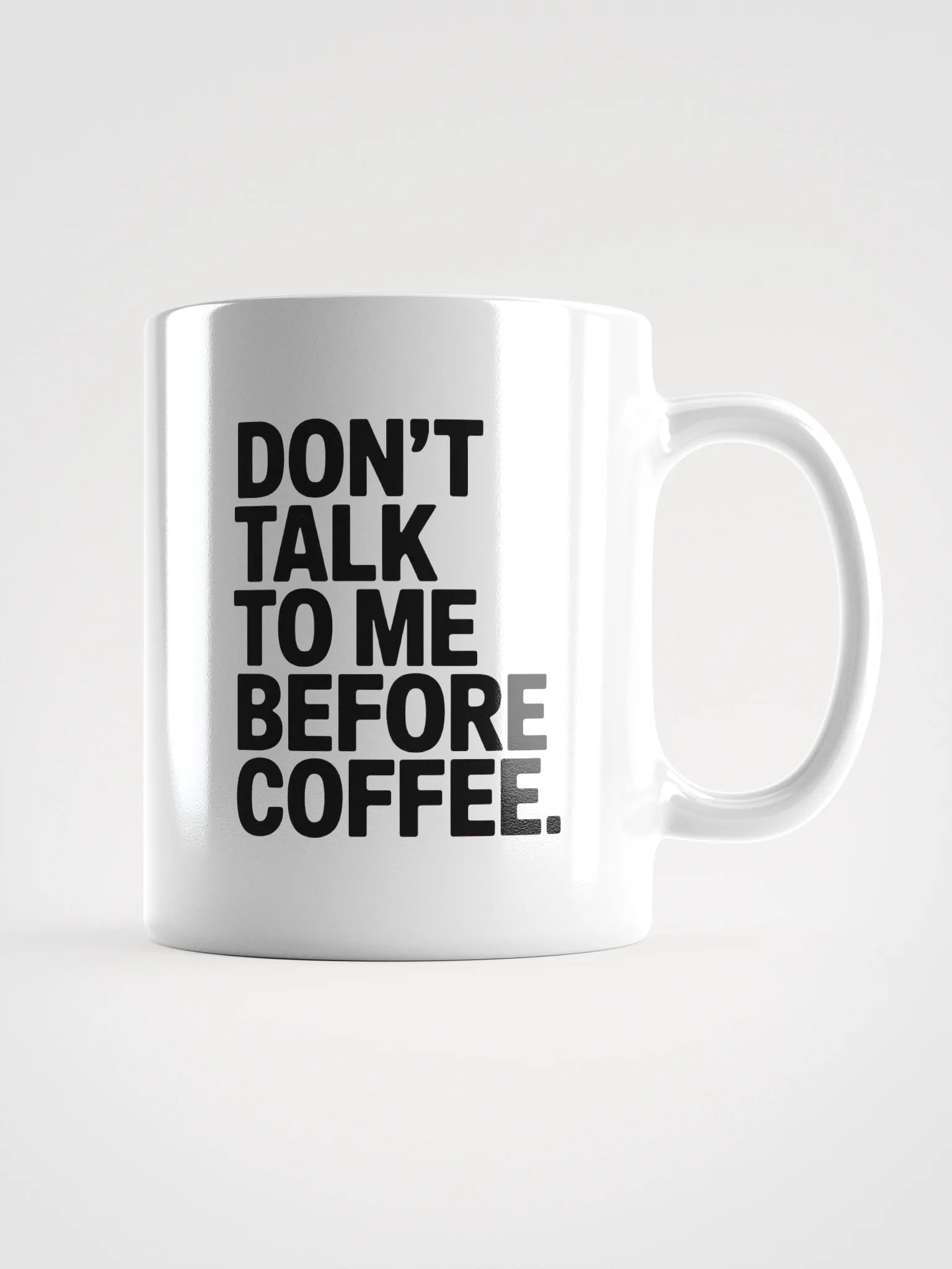 Don't Talk To Me Before Coffee Mug product image (1)