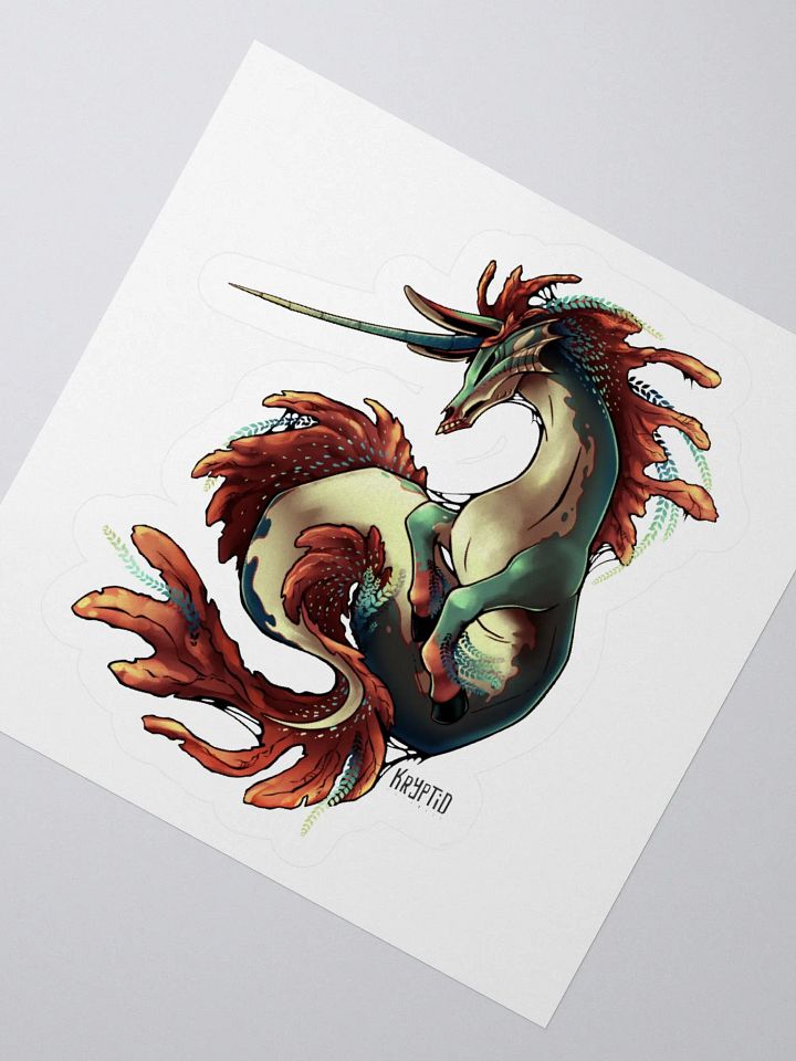 Mythical Sea Dragon Vinyl Stickers product image (2)
