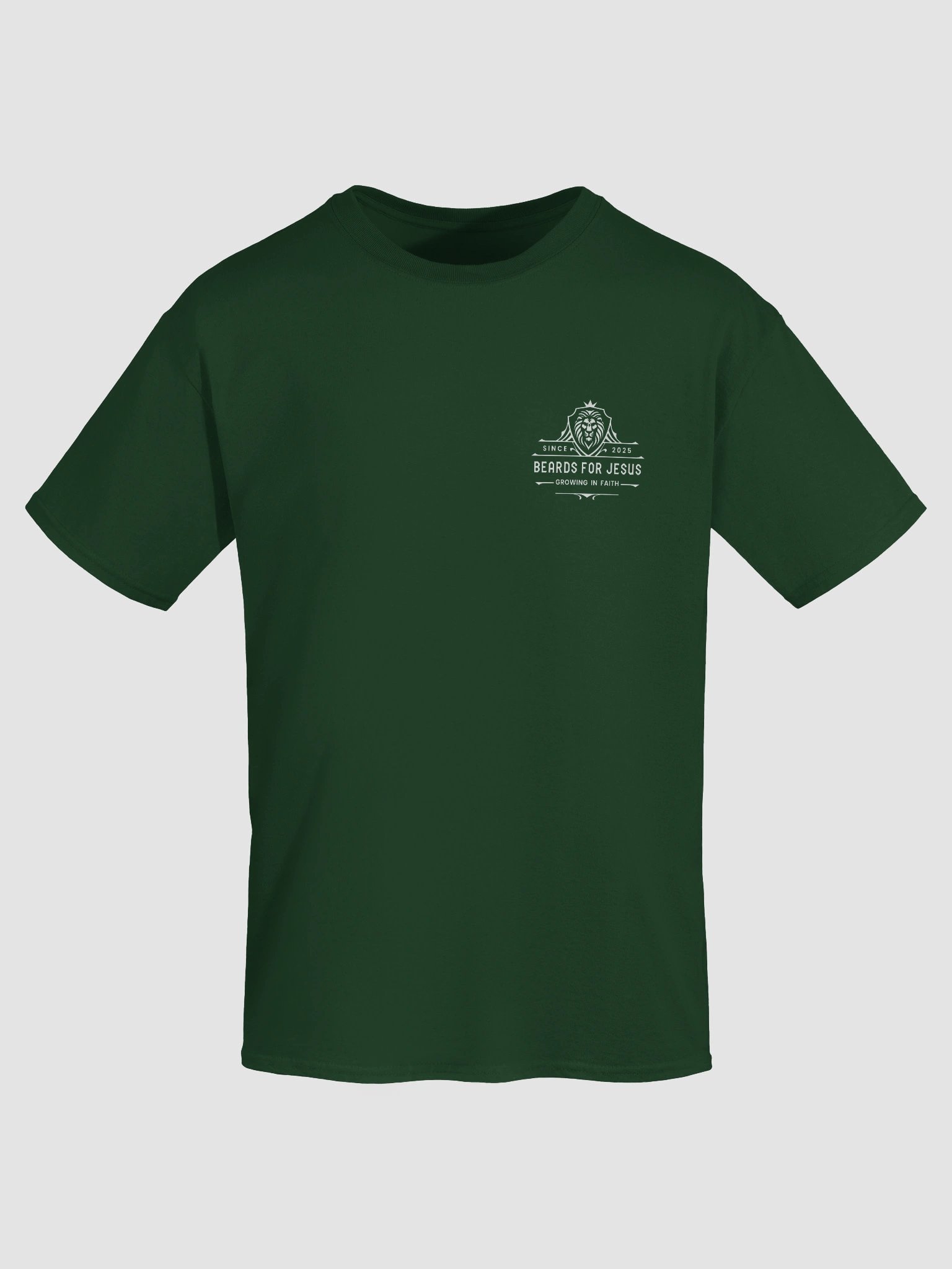 Beards For Jesus Logo with QR Code Tee - White Logo product image (7)
