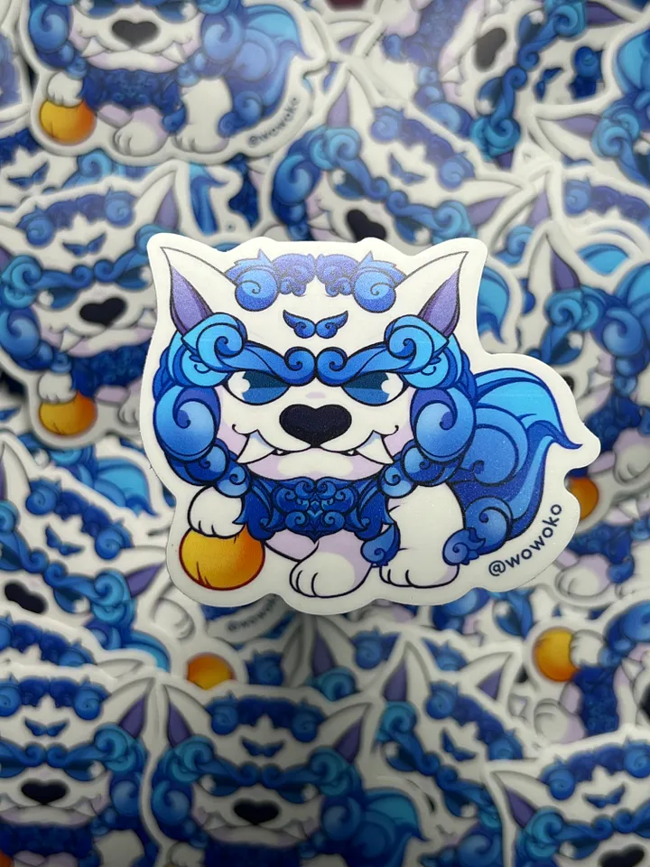 ShiShi Lion Dog Female - Sticker product image (1)