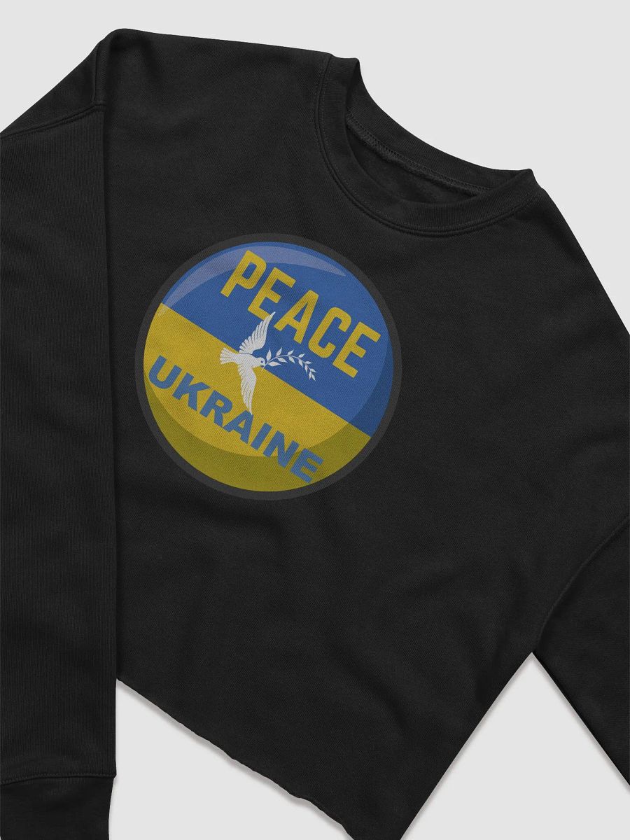 Peace in Ukraine - Dove of Hope Crop Sweatshirt product image (3)