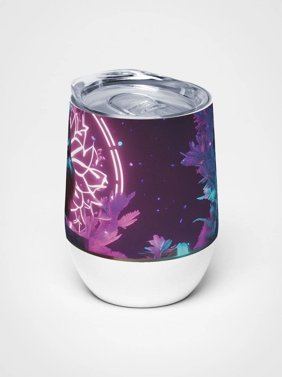Neon Owl Wine Tumbler product image (5)