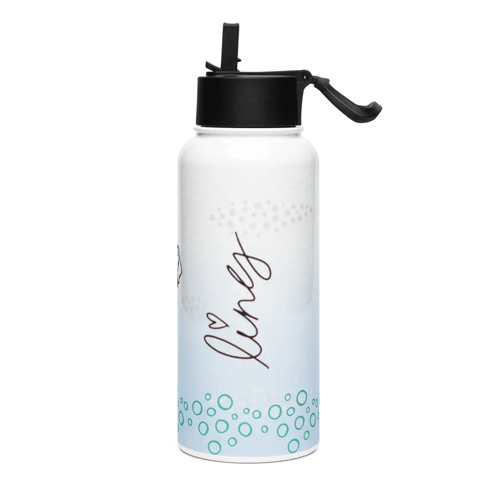 Lingling Kwong Stainless Steel Water Bottle With a Straw Lid product image (3)