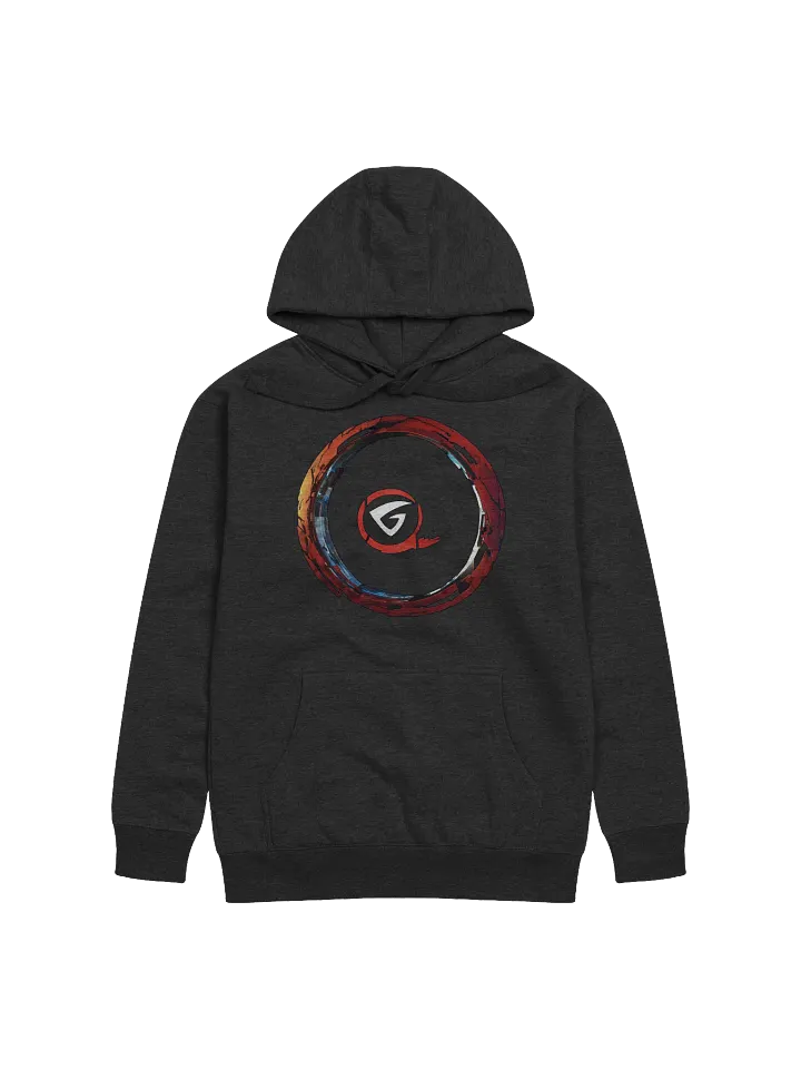 Fragmented Emblem Hoodie, Unisex Graphic Pullover, Unique Gift Idea product image (1)