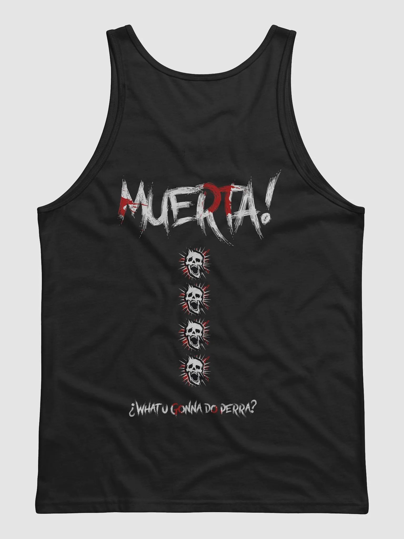Muerta! jersey tank black | Unisex product image (2)