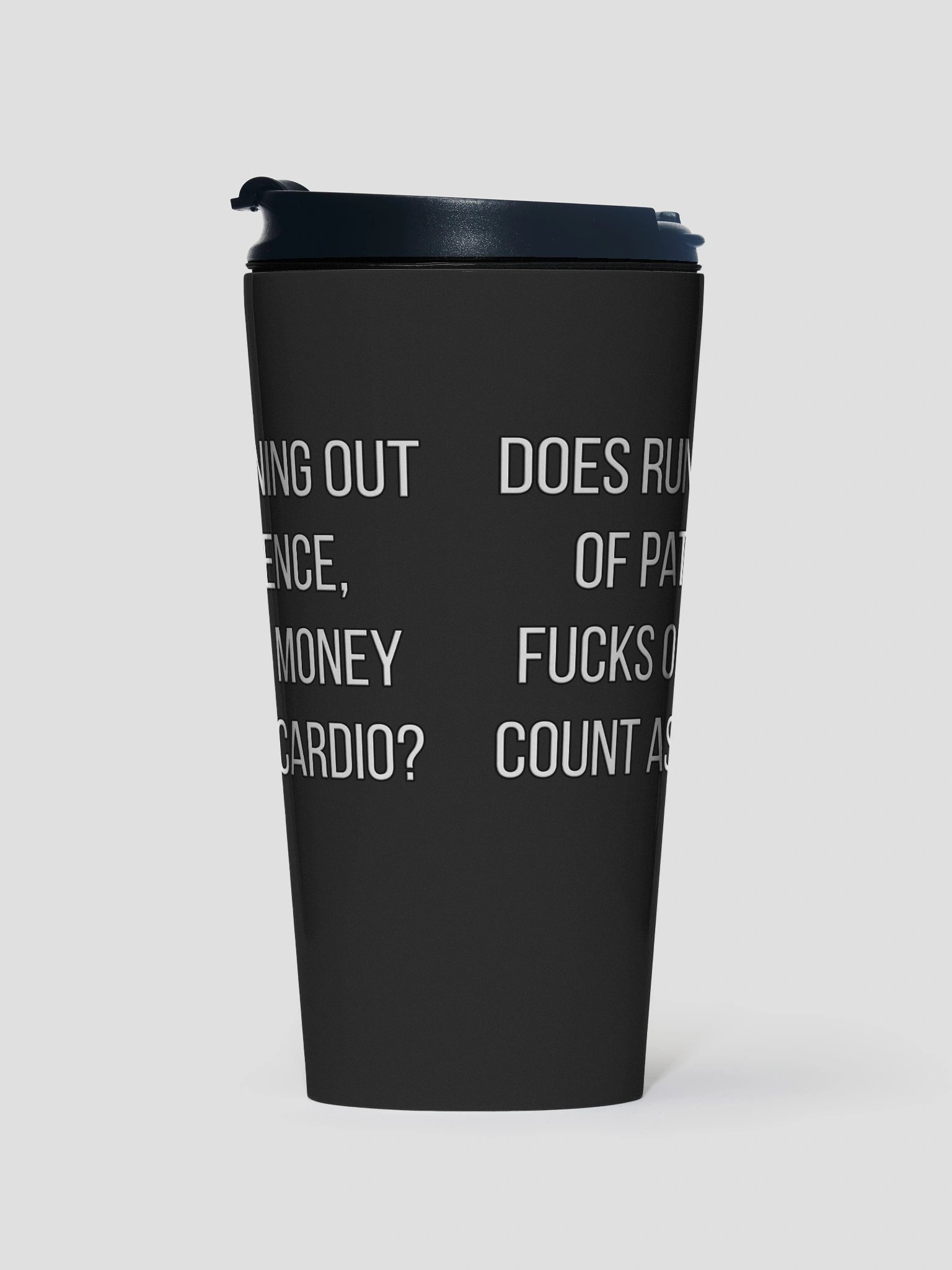 nope snark - cardio travel mug product image (1)