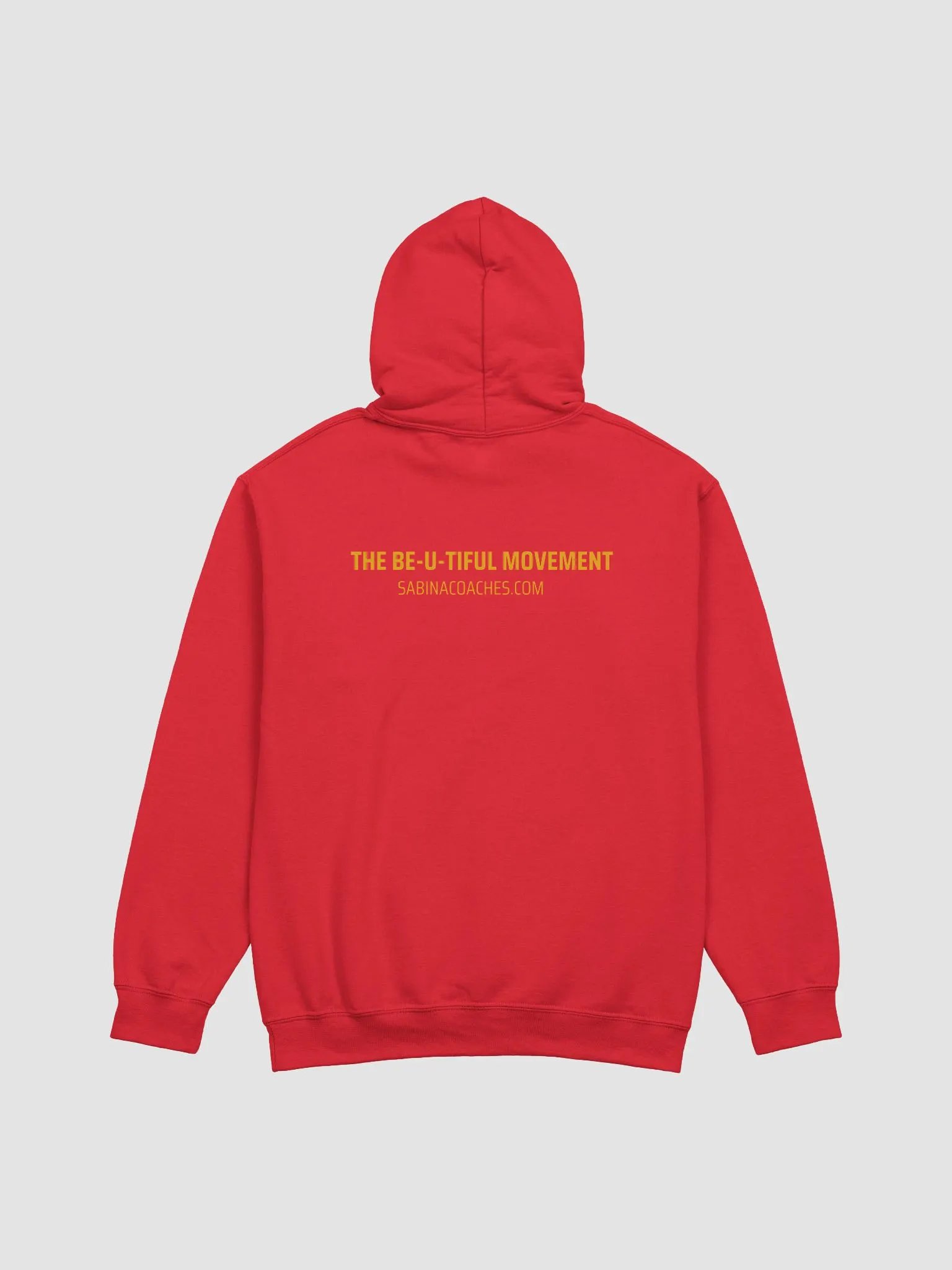 Gildan Classic Push Yourself Hoodie_Red_SC_Ctr product image (3)