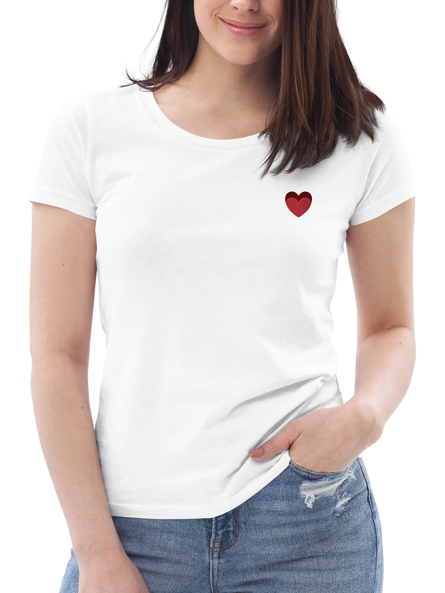 I ♥ Bella Embroidered Women's Fitted Eco Tee product image (2)