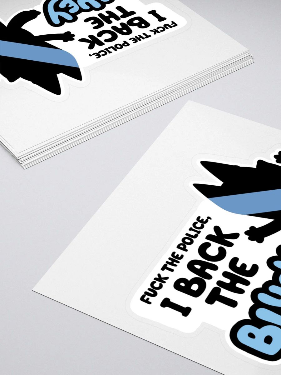 NSFW Back The Bluey Vinyl Sticker product image (11)