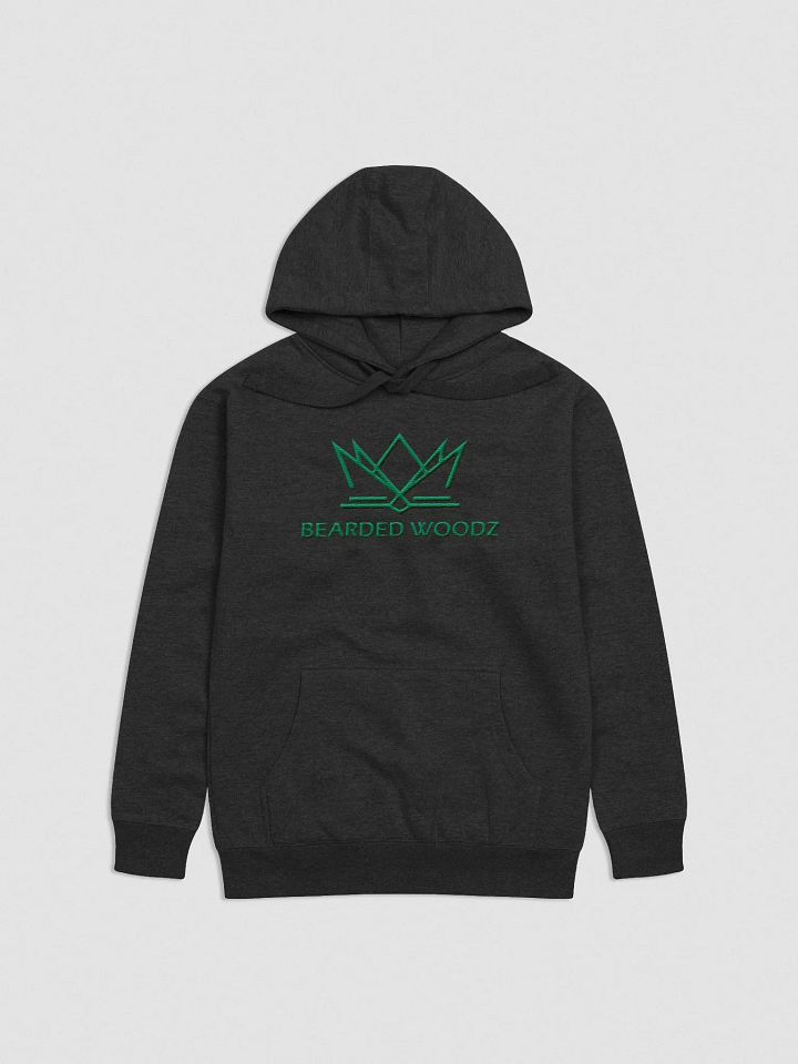 Men's Bearded Woodz Hoodie (Green Embroidery) product image (1)