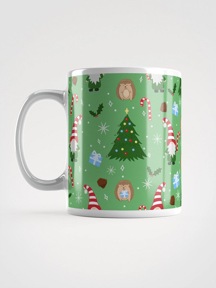 Christmas with my Gnomies Mug in Green product image (2)