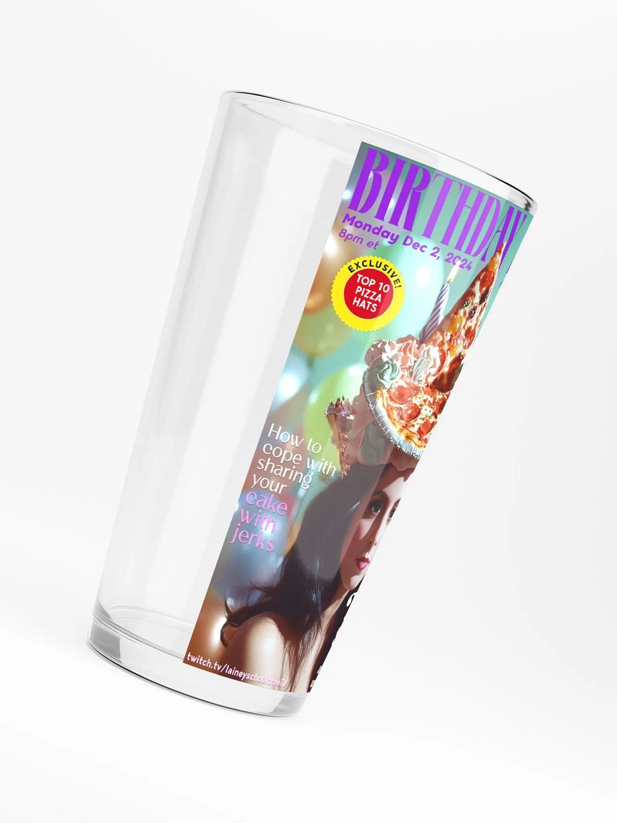 Limited Edition BIRTHDAY ADULT MAGAZINE 2024 Pint Glass product image (6)