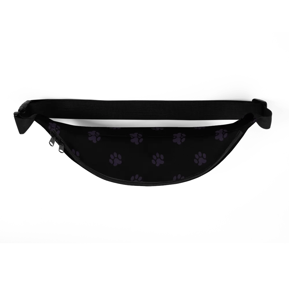 Black Paw Print Fanny Pack product image (8)