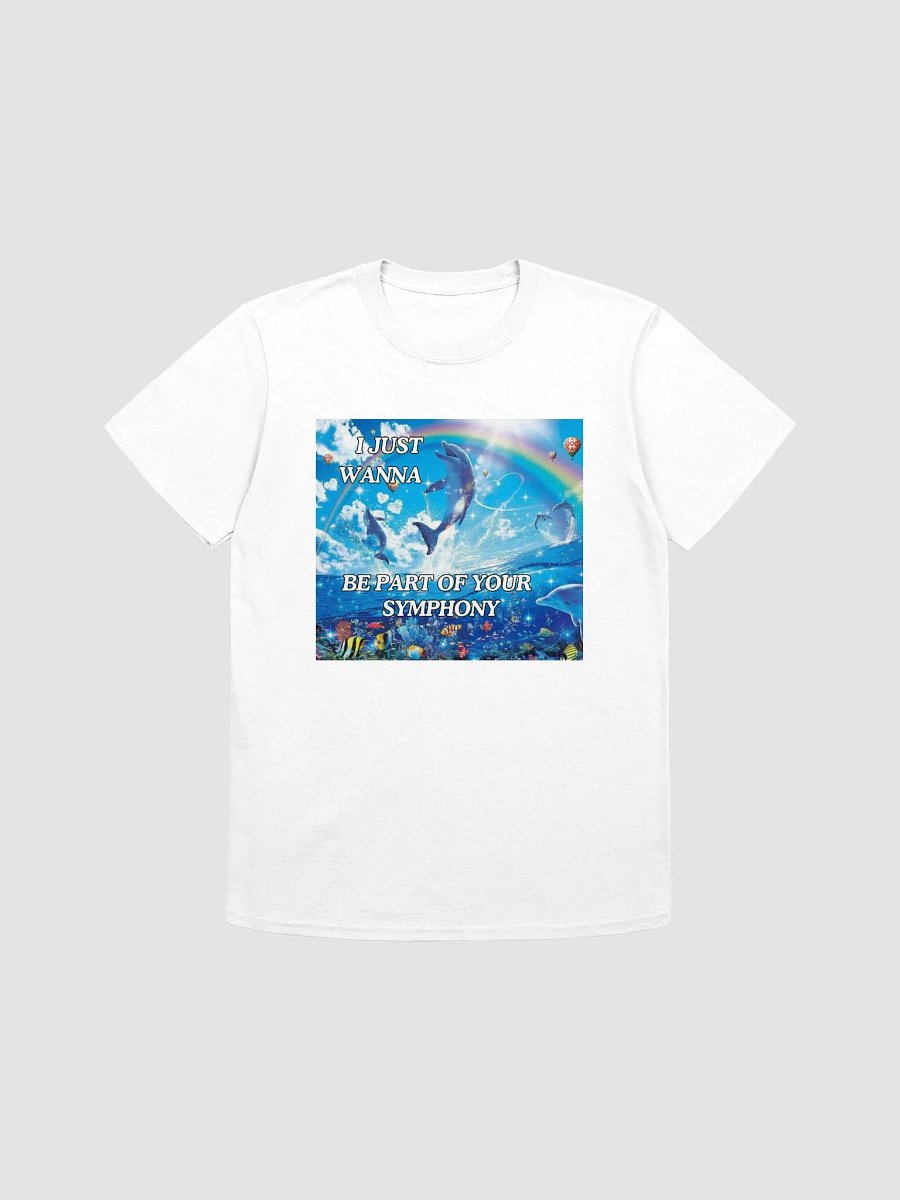 Whimsical Symphony Dolphin Unisex T-Shirt product image (1)