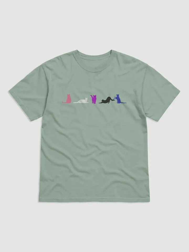 Genderfluid Pride Cats Men's Shirt product image (4)