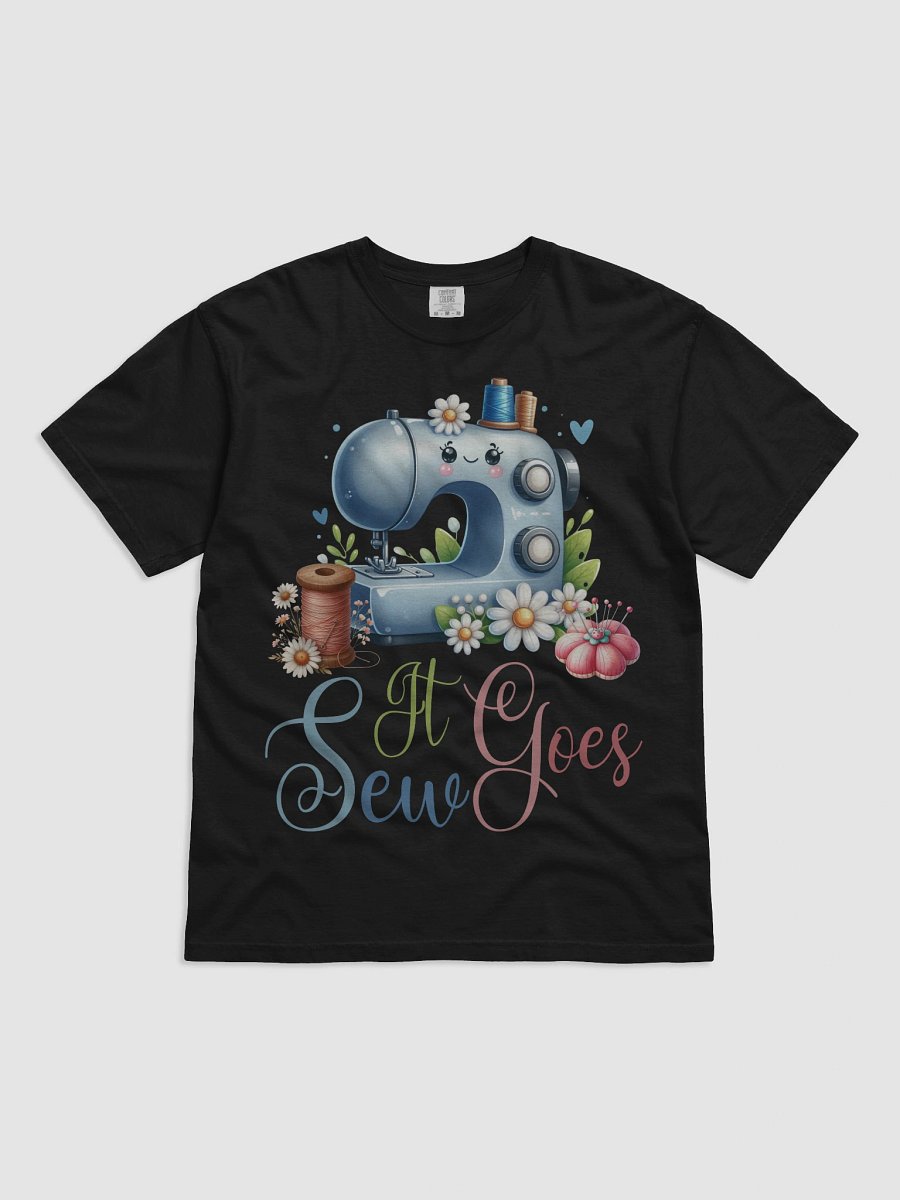 Sew Cute Smiling Sewing Machine T-Shirt product image (1)