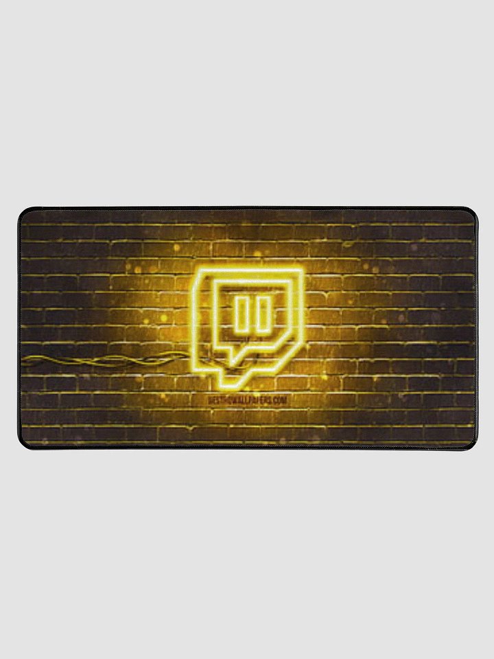 TWITCH GAMING DESK PAD - AMARILLO NEON product image (1)
