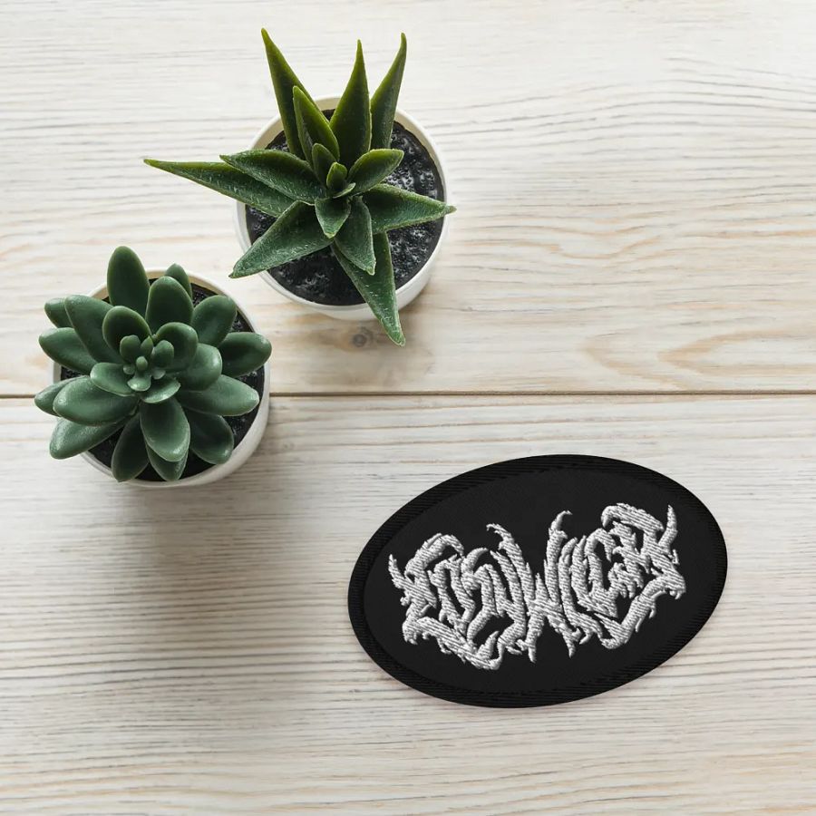 Cosy Black Metal Embroidered Patch product image (3)