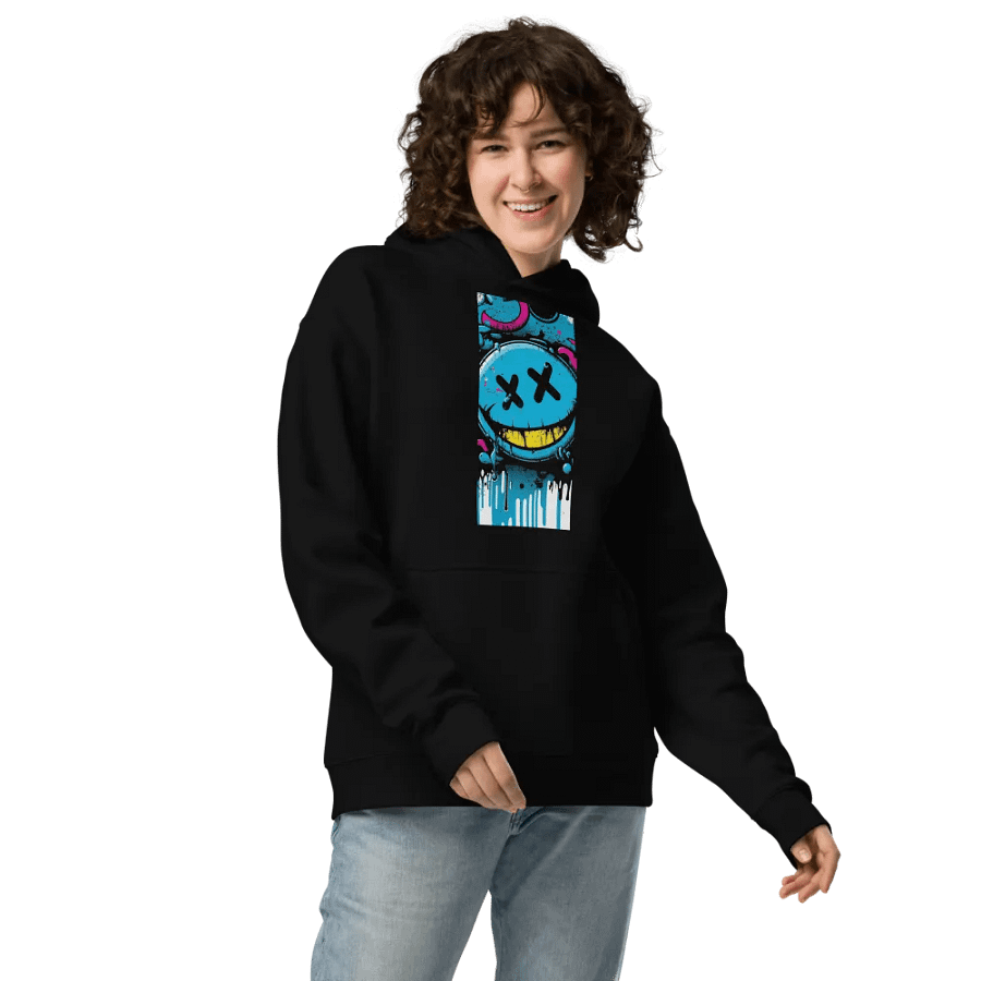 Graffiti Grin Oversized Hoodie product image (3)