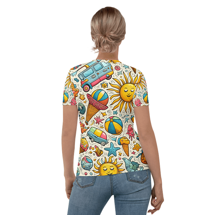 Playful Softy Summer Fun All-Over Print Tee product image (2)