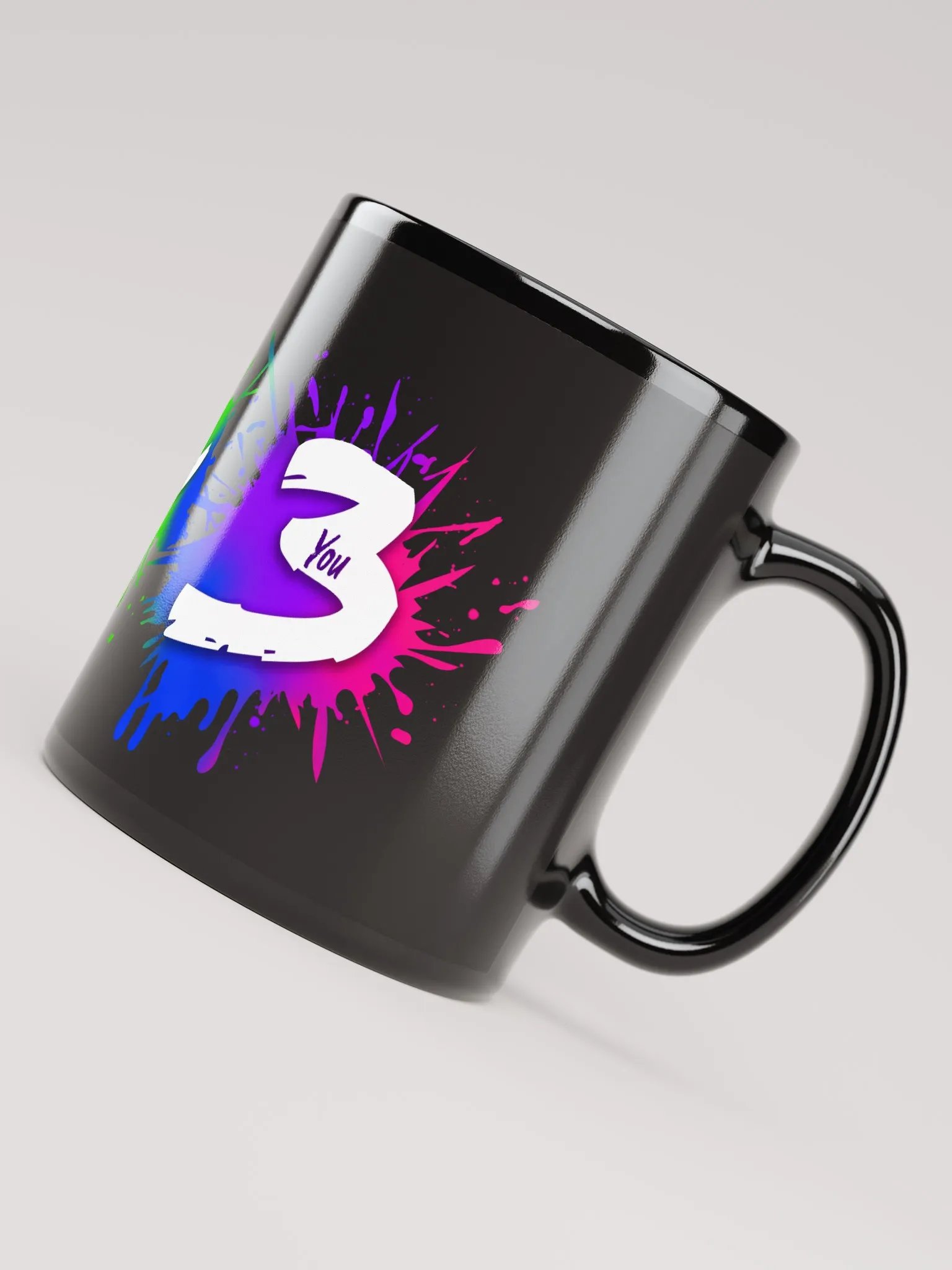 1 4 3 Black Mug product image (3)