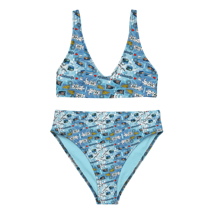 Sea style Dalmacija summer (photoshop by Dina R.) - Recycled High Waisted Bikini product image (1)